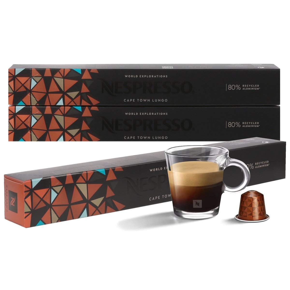 Kawa w kapsułkach o smaku Cape Town Lungo NESPRESSO 30 kapsułek