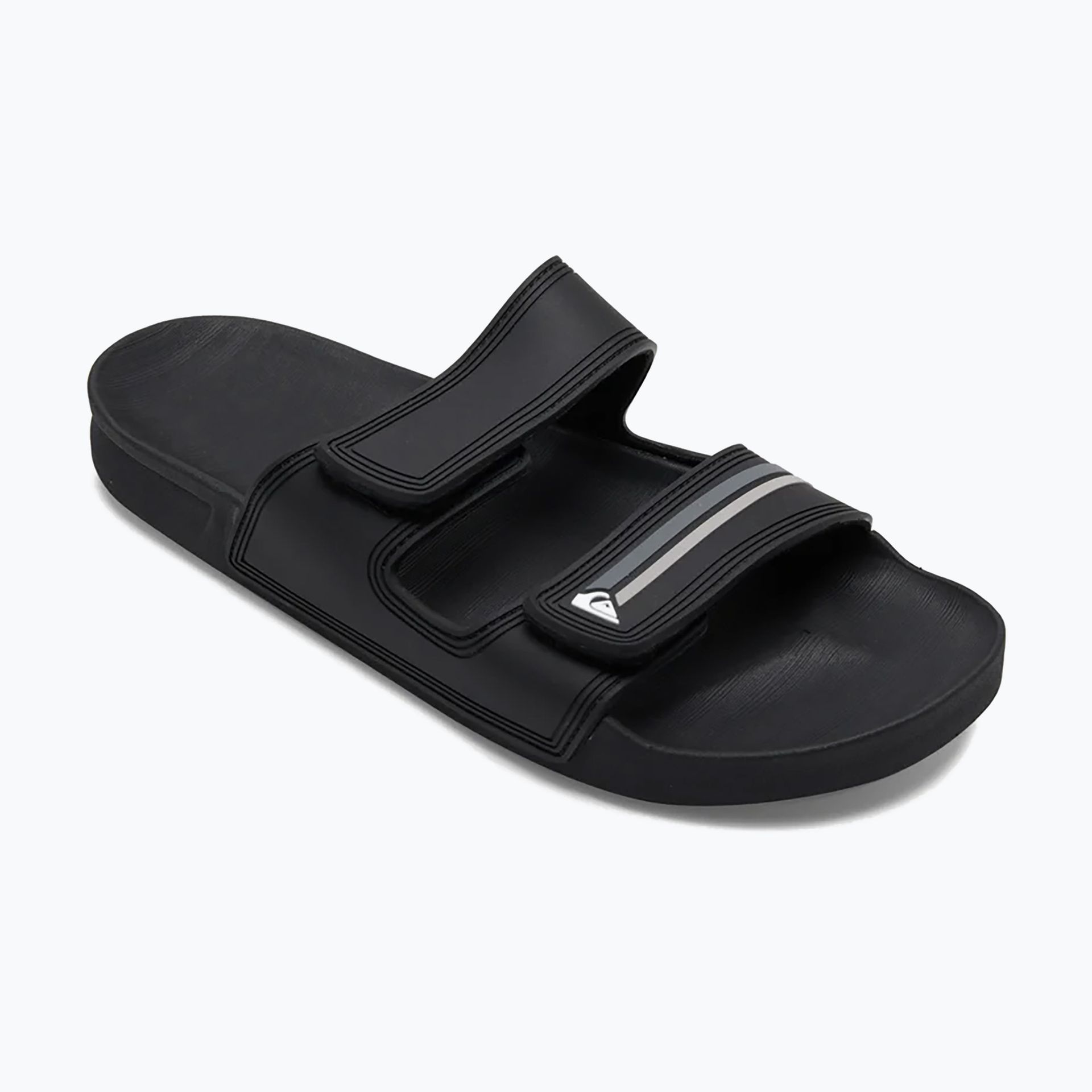 Klapki męskie Quiksilver Rivi Double Adjust black/grey/black