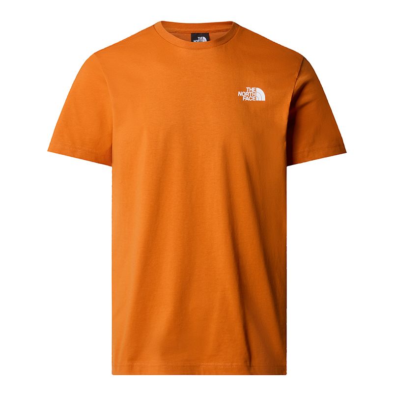 Koszulka The North Face Redbox Celebration 0A87NVPCO1 - pomarańczowa