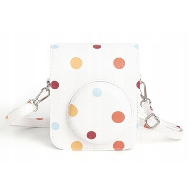 FuteraĹ‚ Etui Pokrowiec Torba OsĹ‚ona Case Do Fuji Fujifilm Instax Mini 12 / Kropki