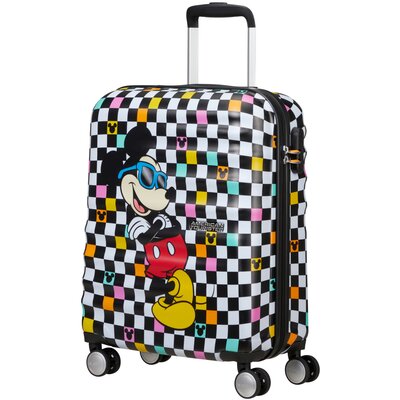 Walizka podróżna dziecięca American Tourister Spinner Disney 36 l mickey check