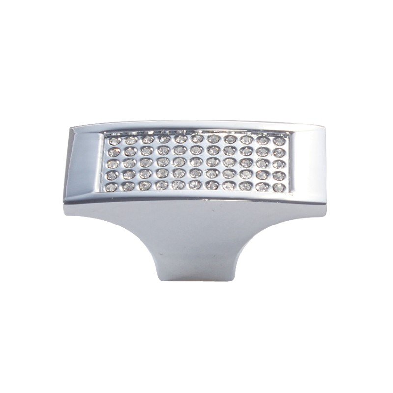 UCHWYT GAŁKA MEBLOWA DO MEBLI SZAFEK CHROM + CRYSTAL 50X22MM GKS007-50X22 AMIX