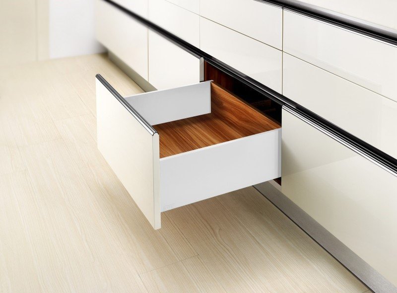 SZUFLADA WYSOKA SLIM BOX Push Open SYSTEM BOX BIAŁY AMIX - SB43/HD H-172 L-270MM