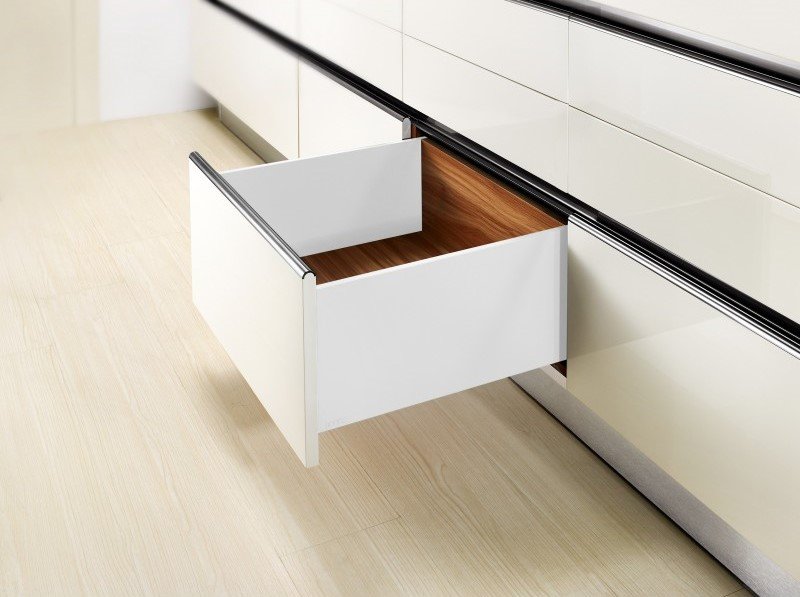 SZUFLADA WYSOKA SLIM BOX Soft Close SYSTEM BOX BIAŁA AMIX - SB14/HD H-238 L-550MM
