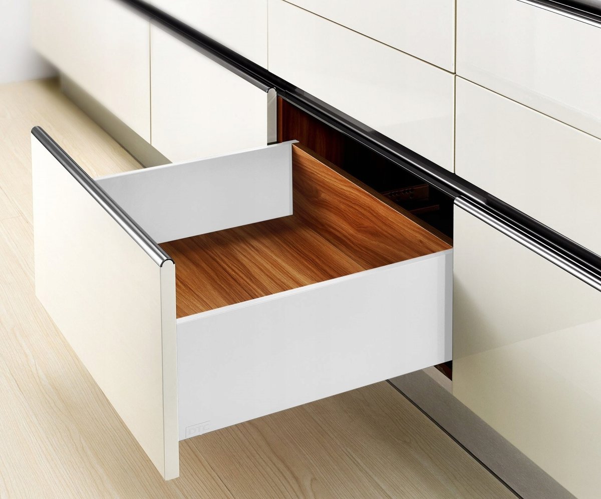 SZUFLADA WYSOKA SLIM BOX Soft Close SYSTEM BOX BIAŁY AMIX - SB13/HD H-172 L-350MM