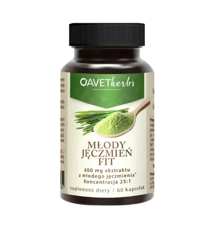 Avet Herbs Młody Jęczmień Fit kapsułki 60 kapsułek