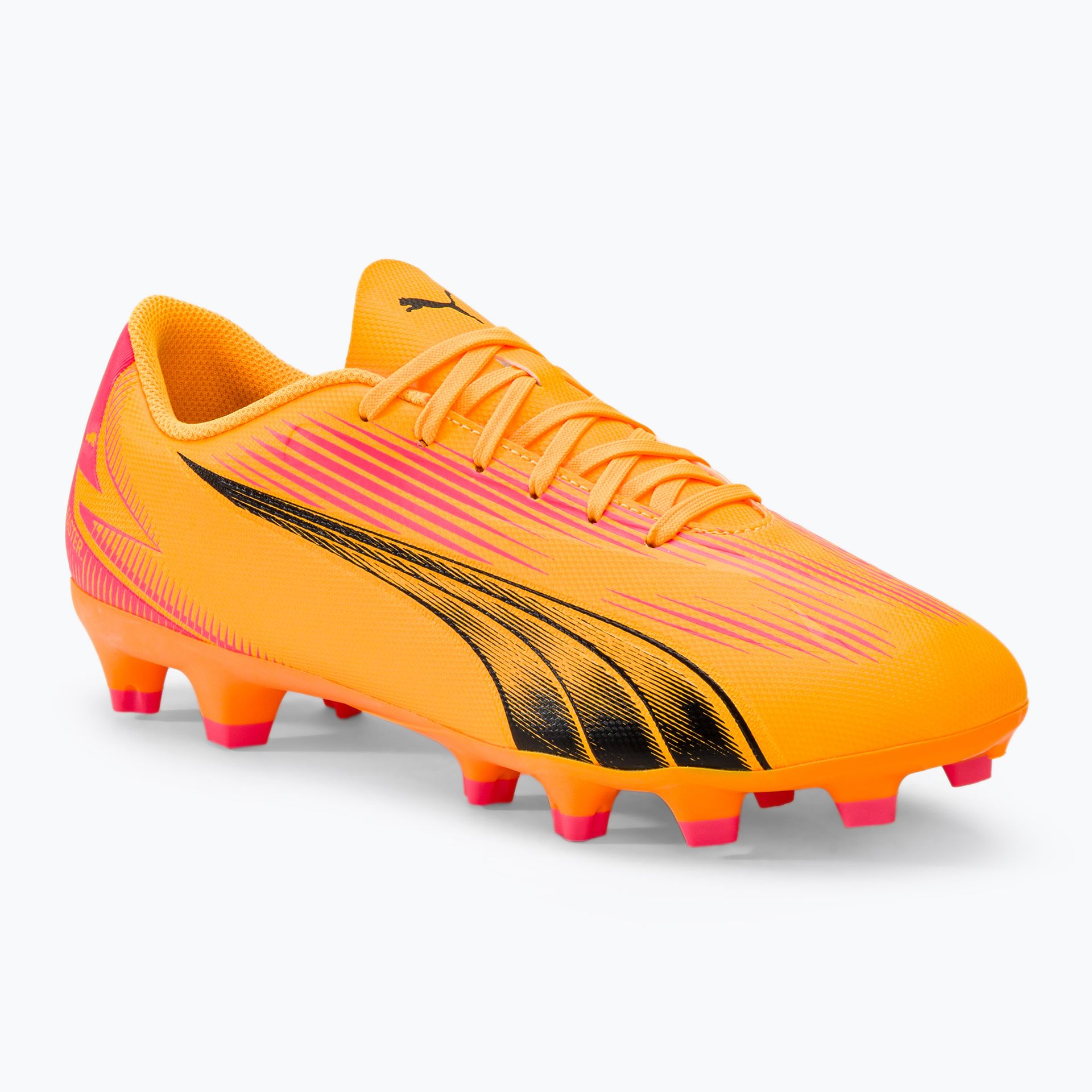 Buty piłkarskie PUMA Ultra Play FG/AG sunset glow/puma black/sun stream WYSYŁKA W 24H 30 DNI NA ZWROT