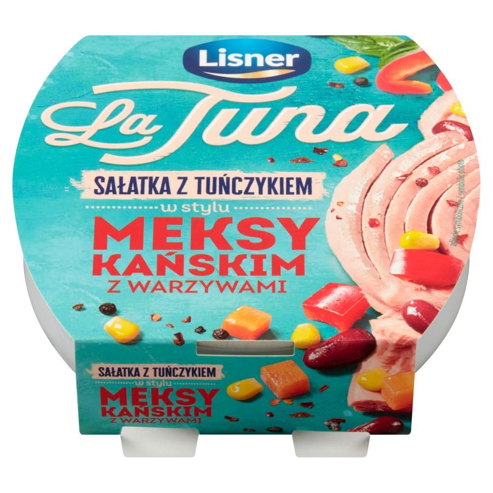 LISNER Sałatka z Tuńczykiem w Stylu Meksykańskim z Warzywami 160g
