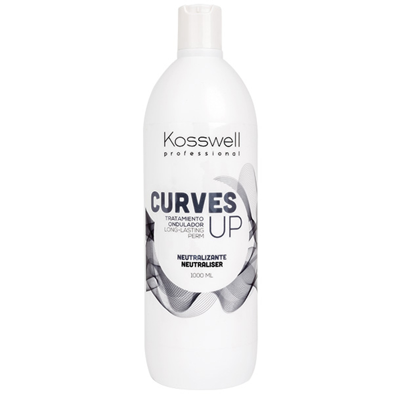 Kosswell Curves UP Neutral, utrwalacz płynów do trwałej ondulacji, 1000ml