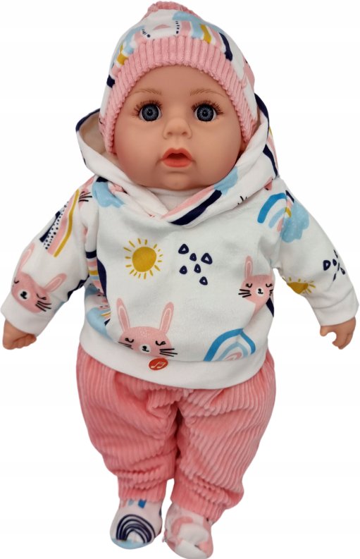 Lalka Bobas Mówi I Spiewa Polski 45Cm+Smoczek_38