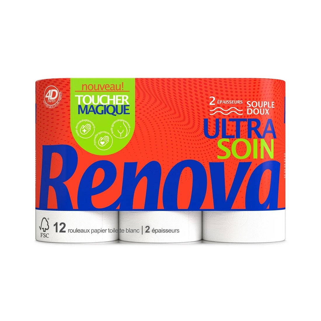 Papier toaletowy Renova Ultra Soin 12R