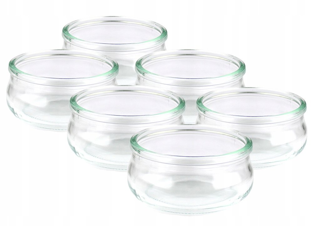 Pojemniki na desery słoiczki na desery 6 szt salaterka szklana 210 ml