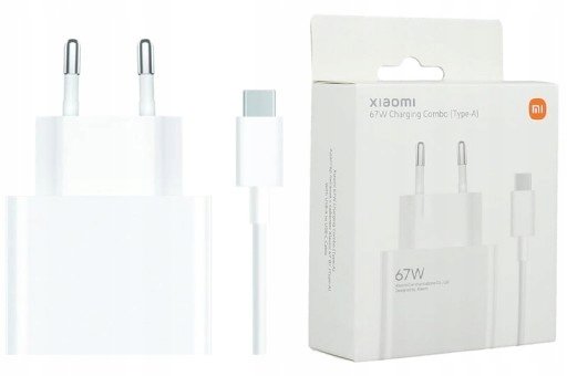 Oryginalna Ładowarka XIAOMI 67W + Kabel USB-C