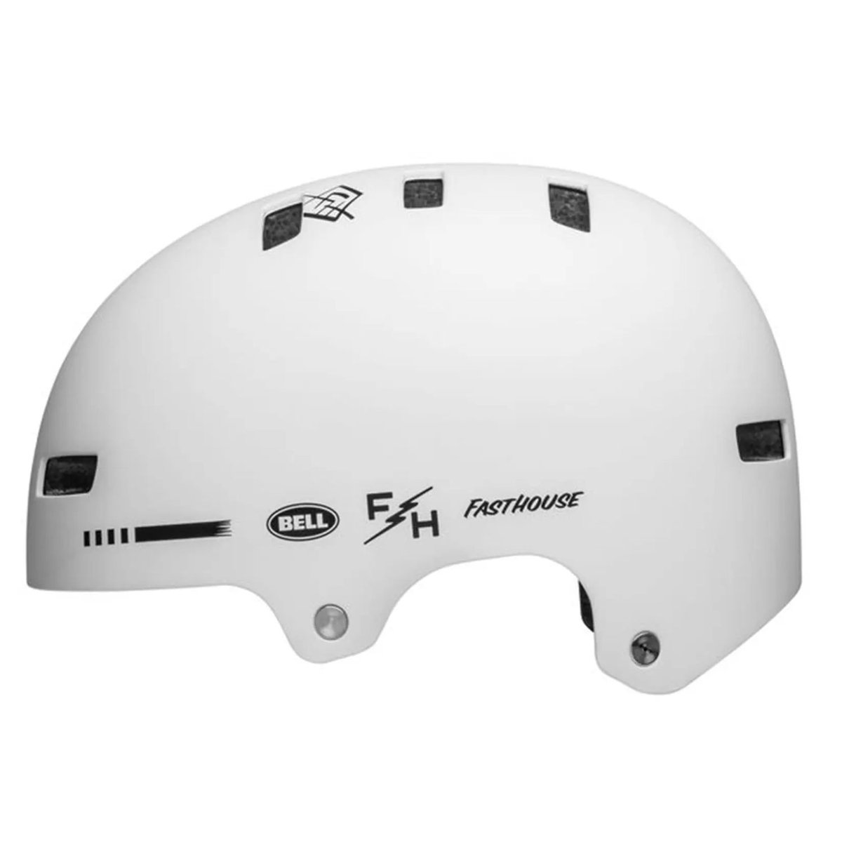 Kask rowerowy Bell Local BMX orzeszek regulowany biały-M