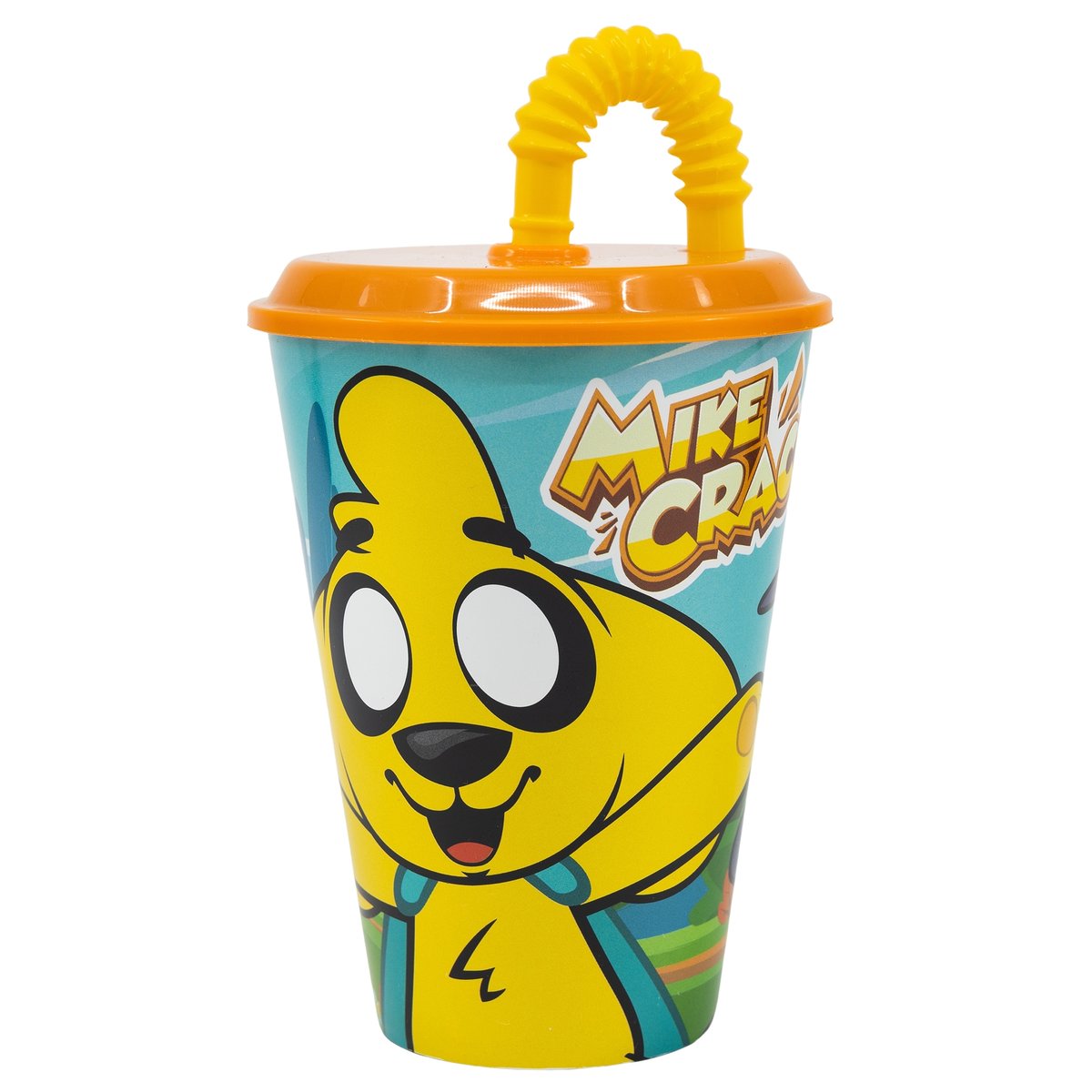 Kubek ze słomką  MIKE CRACK 430ml
