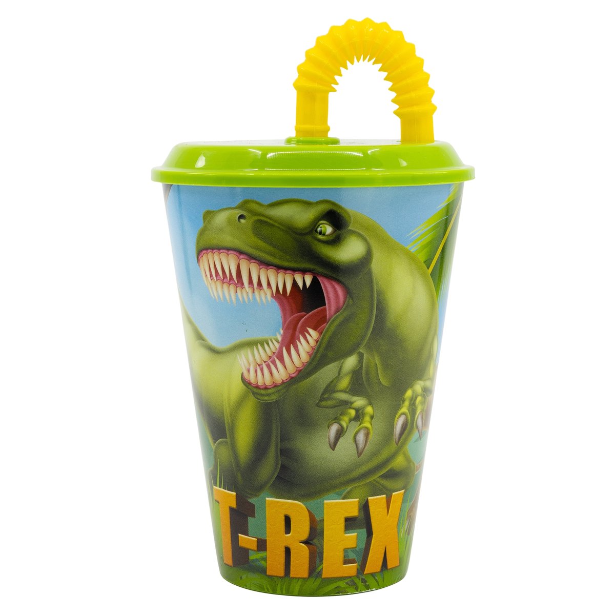 Kubek ze słomką  DINOZAURY 430ml