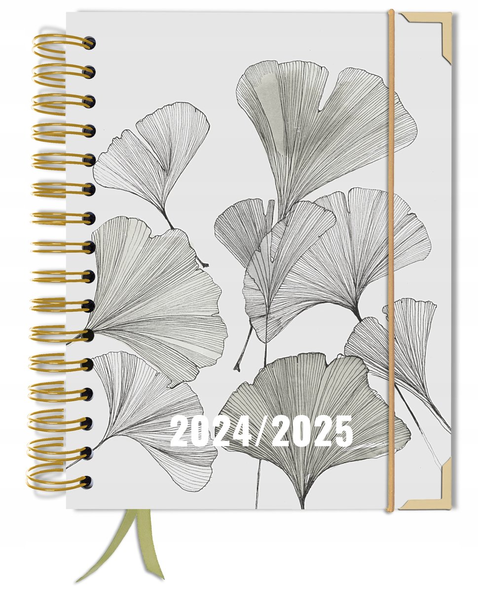 Kalendarz 2024-2025 dzienny organizer A5+ planer książkowy dowolny miesiąc