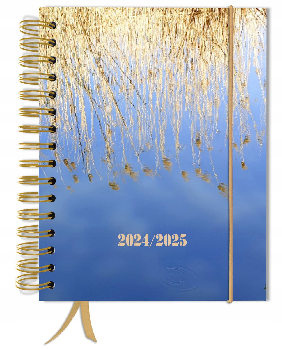 Terminarz 2024-2025 książkowy tygodniowy A5+ organizer dowolny miesiąc