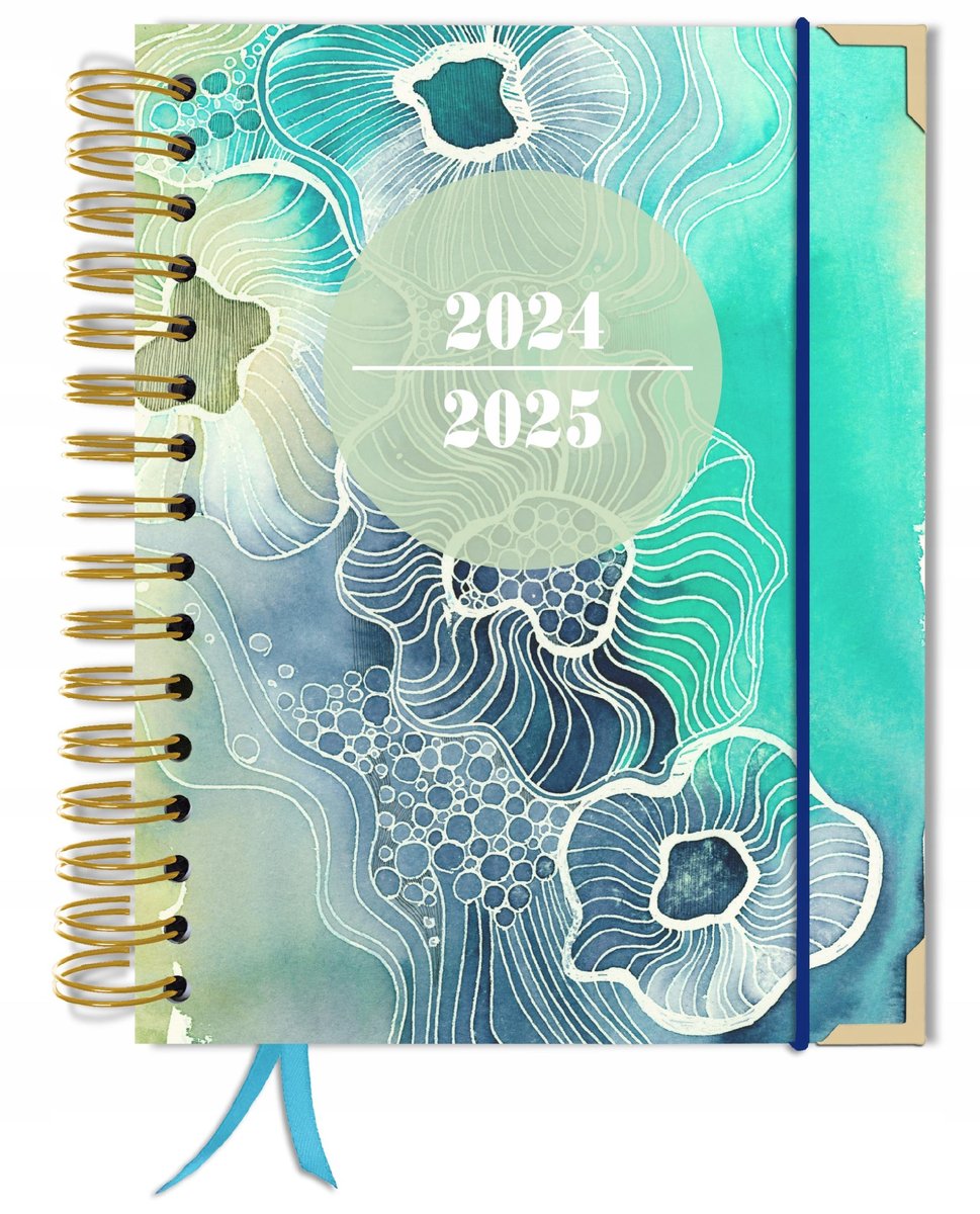 Terminarz 2024-2025 tygodniowy MINIMAL książkowy A5 planer dowolny miesiąc