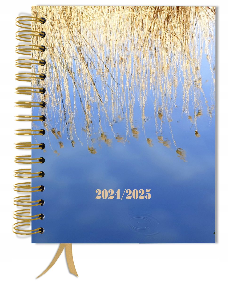 Kalendarz 2024-2025 dzienny A5+ terminarz książkowy planer dowolny miesiąc