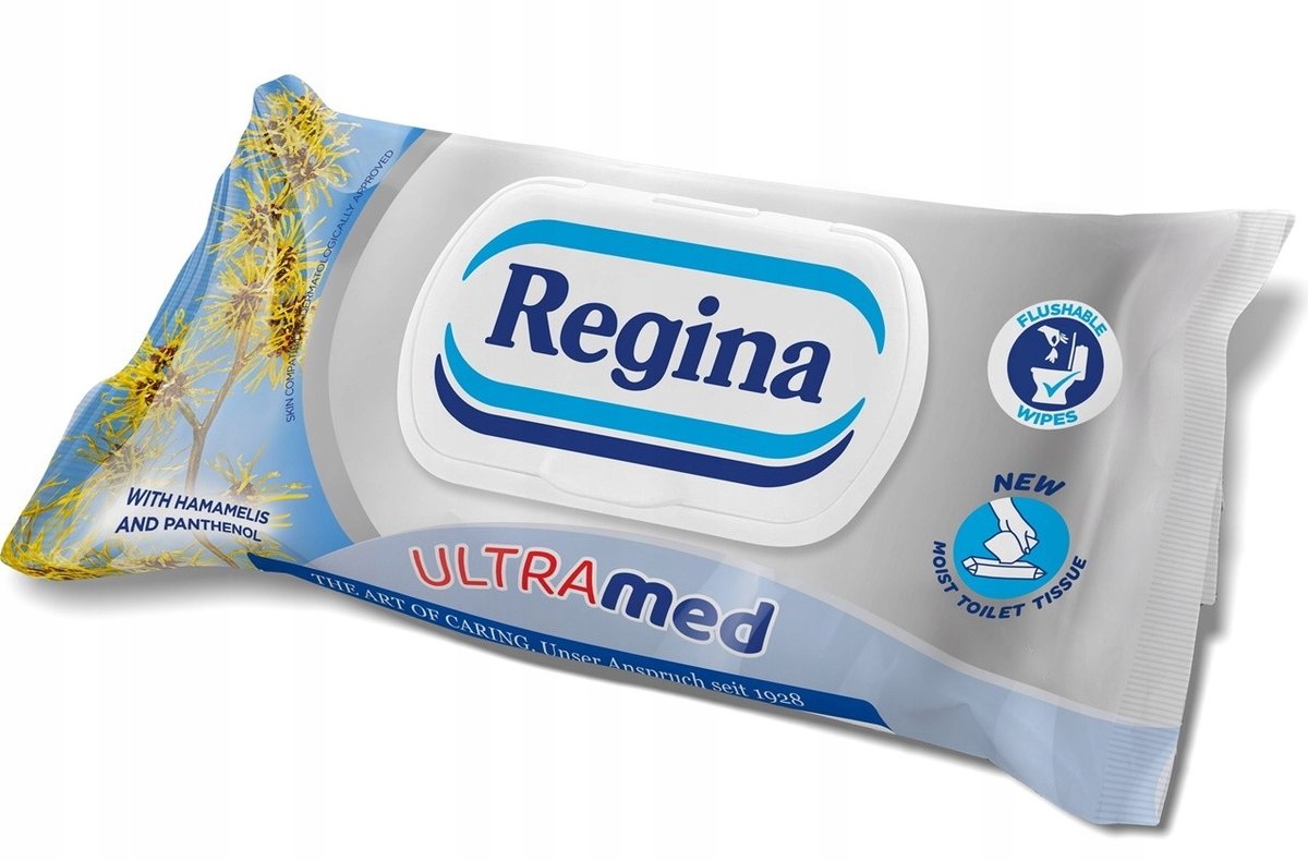 Regina Papier Toaletowy Nawilżany ULTRAMED 42szt.