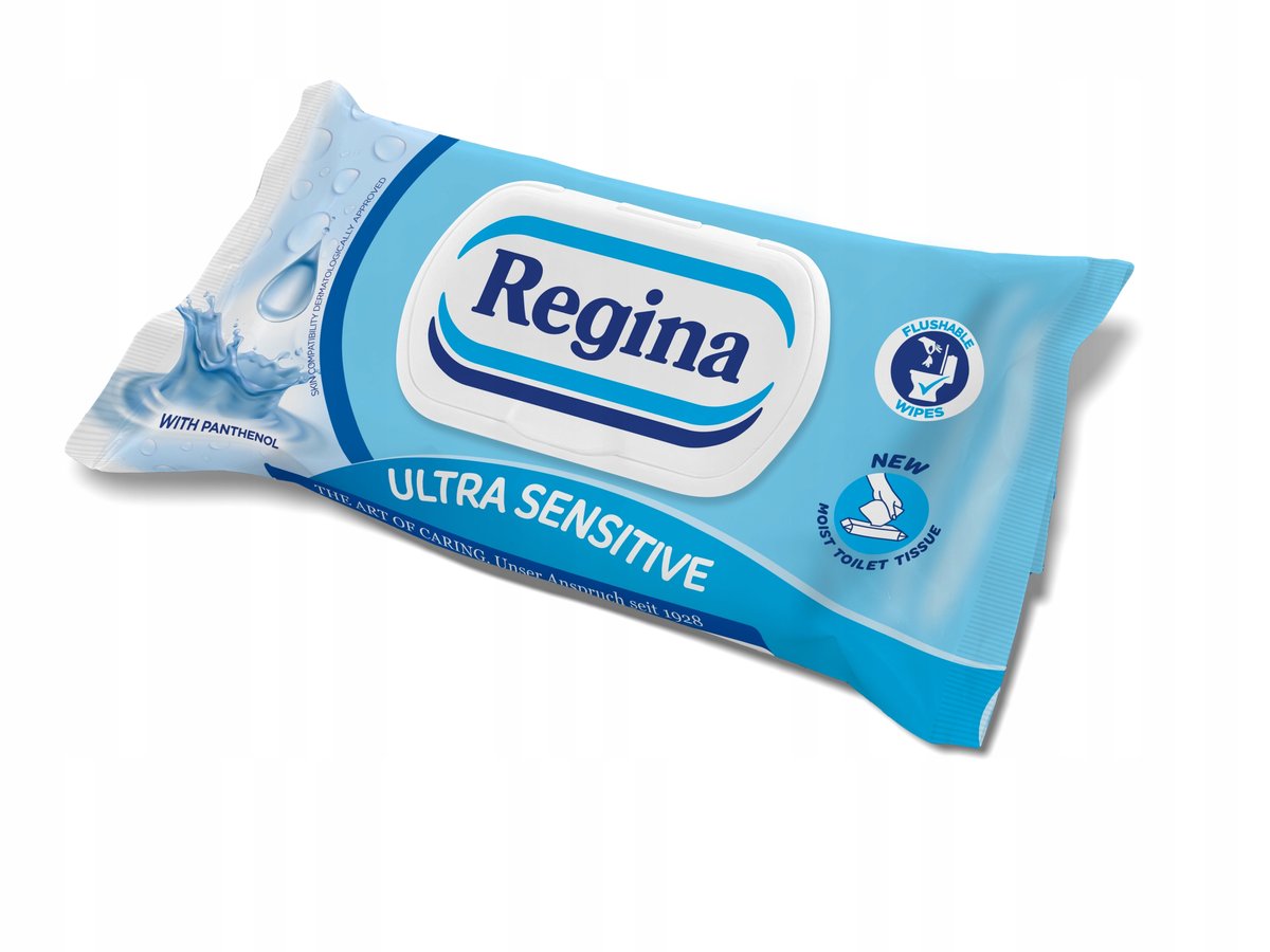 Regina Papier Toaletowy Nawilżany ULTRA SENSITIVE 42szt.