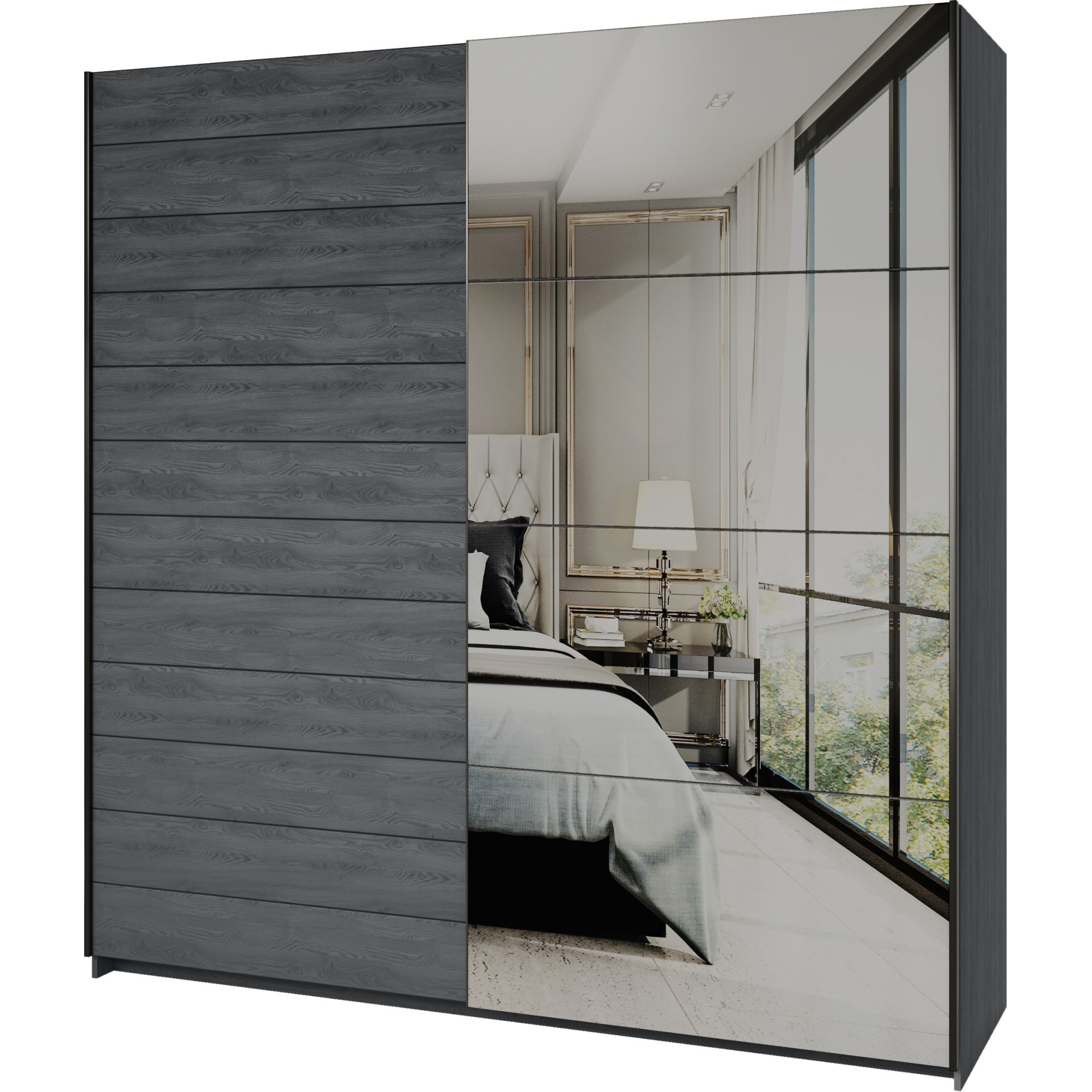 Szafa 24CBEA67 TYP-67 Galaxy Helvetia Wieruszów Dąb Carbon