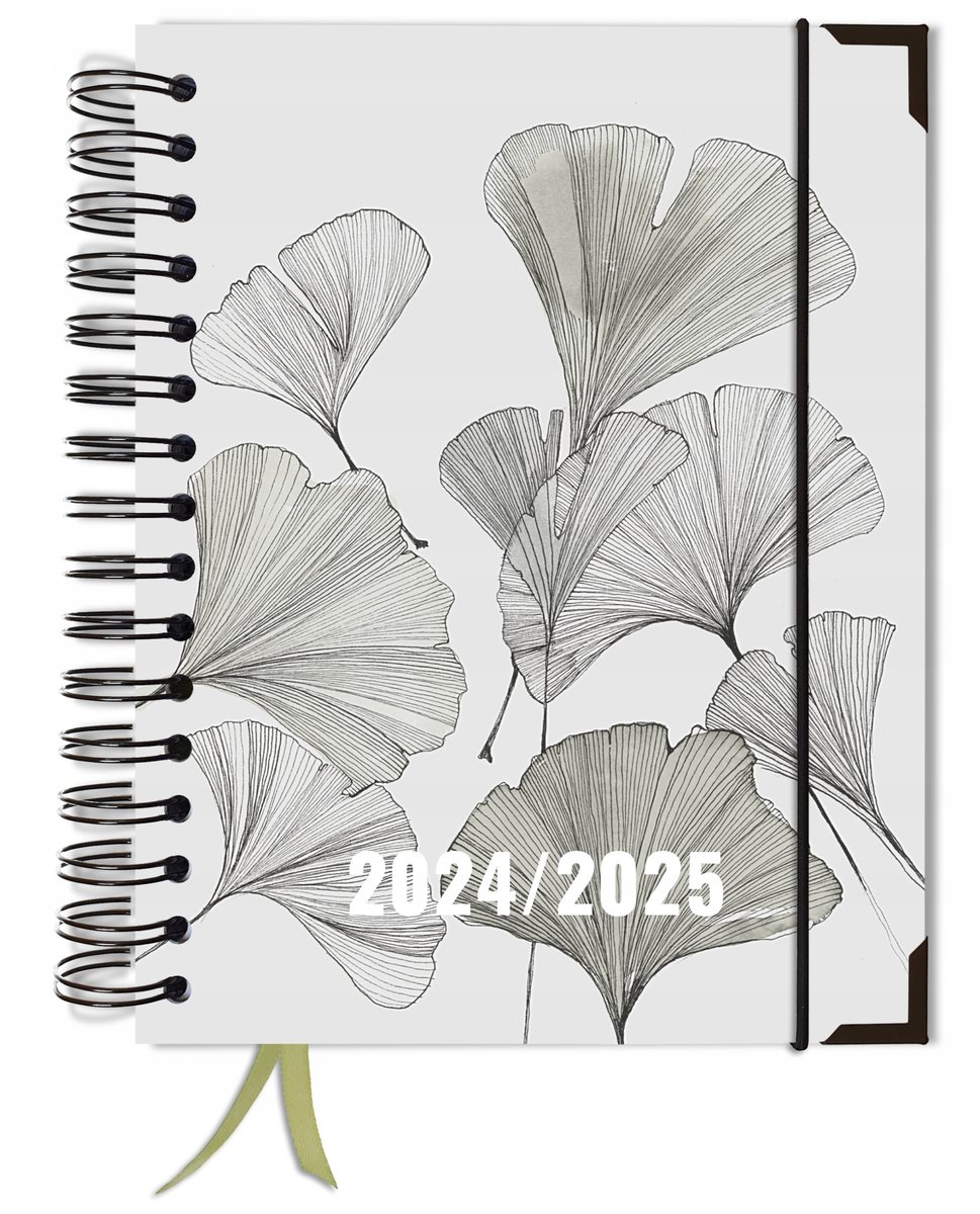 Kalendarz 2024-2025 2dni=1strona A5+ organizer książkowy dowolny miesiąc