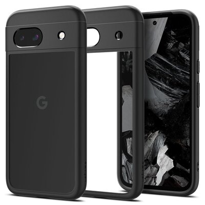 Spigen Etui Ultra Hybrid do Google Pixel 8a, przezroczysto-czarne