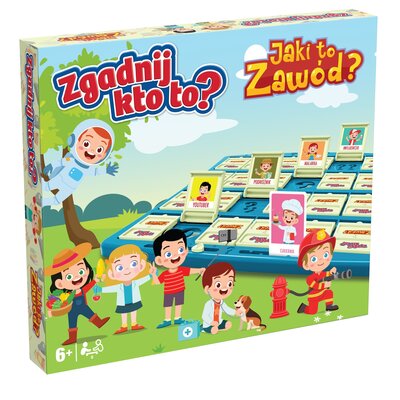 Gra towarzyska WINNING MOVES Zgadnij kto to? Jaki to zawód? WM04515-POL-6
