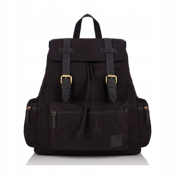 Duży Miejski Plecak Dla Mężczyzny Vintage Paolo Peruzzi T-24-bl