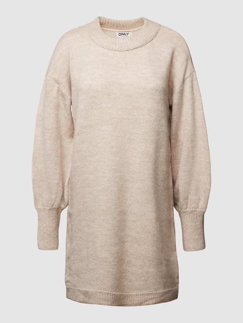 Sukienka z dzianiny z bufiastymi rękawami model ‘JADA’