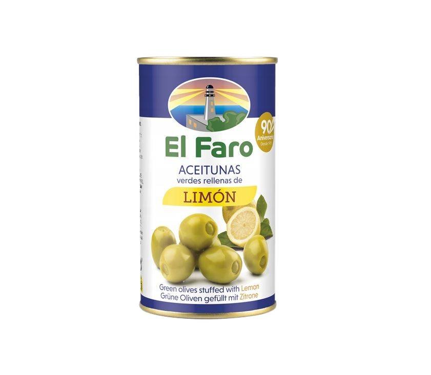 Oliwki zielone nadziewane cytryną 350 g EL FARO