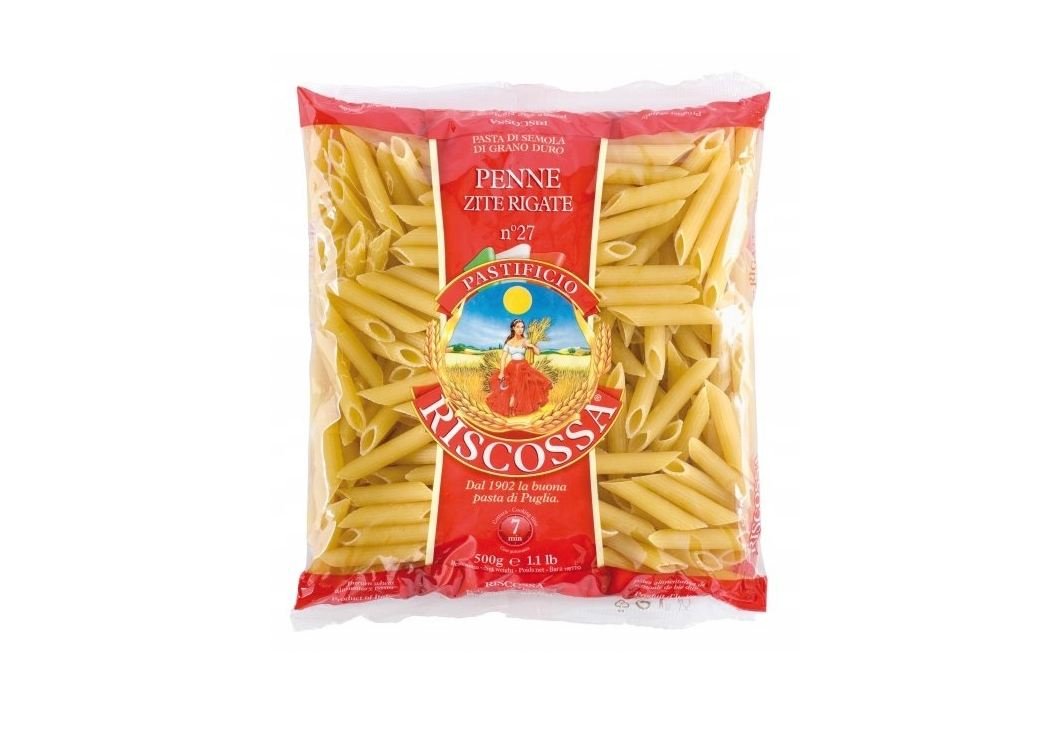 Makaron Penne Zite Rigate 500 g PASTIFICIO RISCOSSA