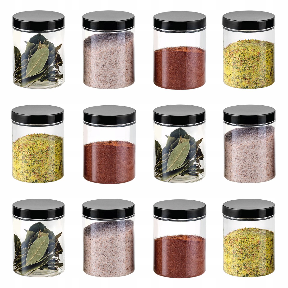 Słoik pojemnik na przyprawy 300 ml 12szt