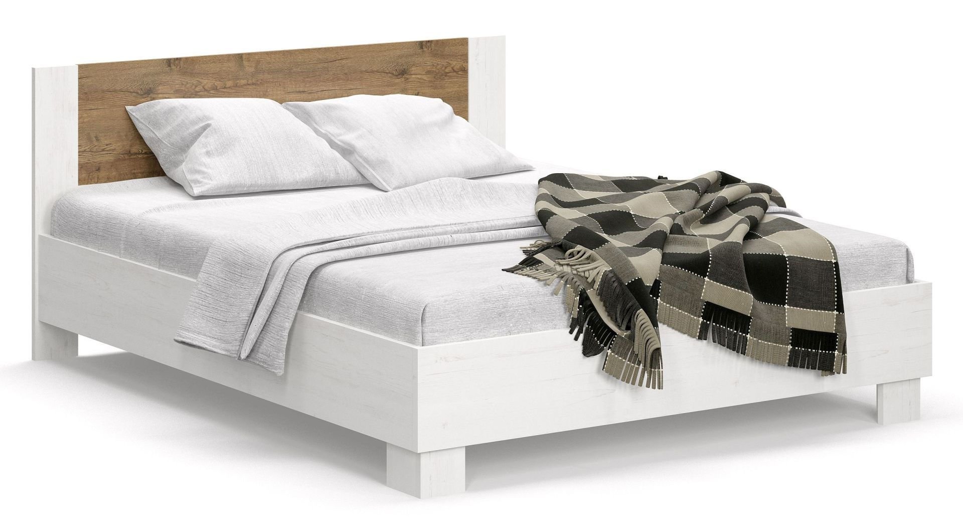 Łóżko Markos 180 Sosna Anderson / Dąb