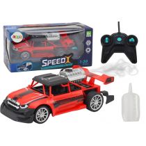 Autko zdanie sterowane 1:20 czerwone Leantoys