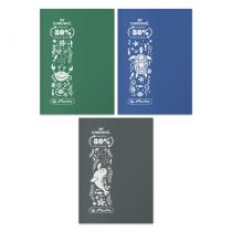 Herlitz Zeszyt A5/32K kratka Eco PP Ocean colors (10szt)