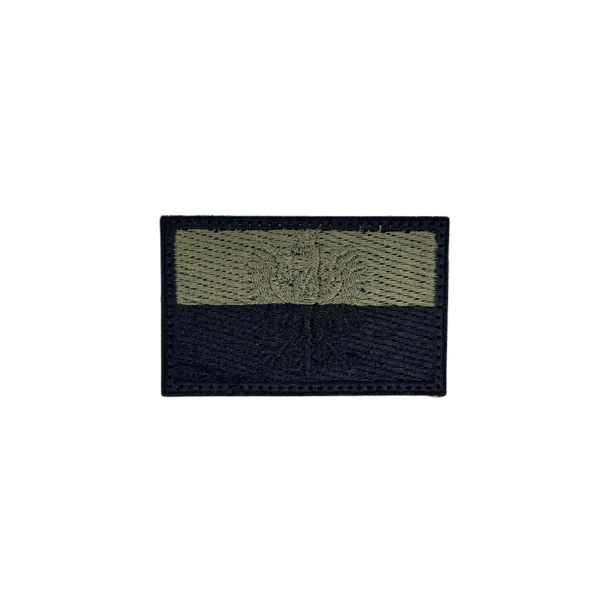 Patch - Naszywka na Flaga Polski z Orłem Gaszona 68mm x 44mm