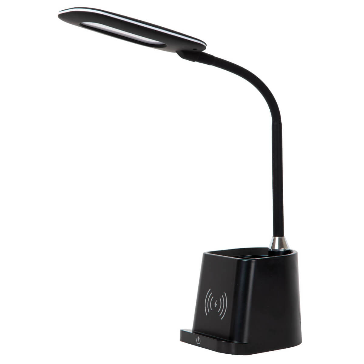 Lampka biurkowa z pojemnikiem Penny 18674/06/30 Lucide LED 4,7W 3000K czarna