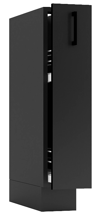Szafka z koszem cargo 15 cm grafit R7-L52