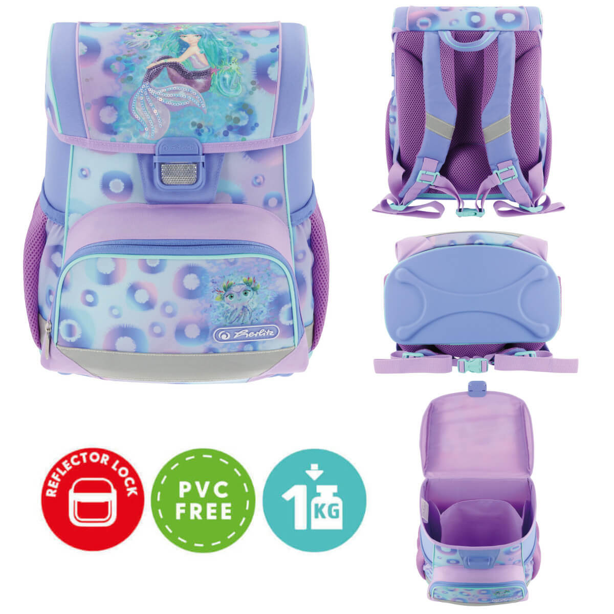 Tornister plecak szkolny Loop Green Rex HERLITZ