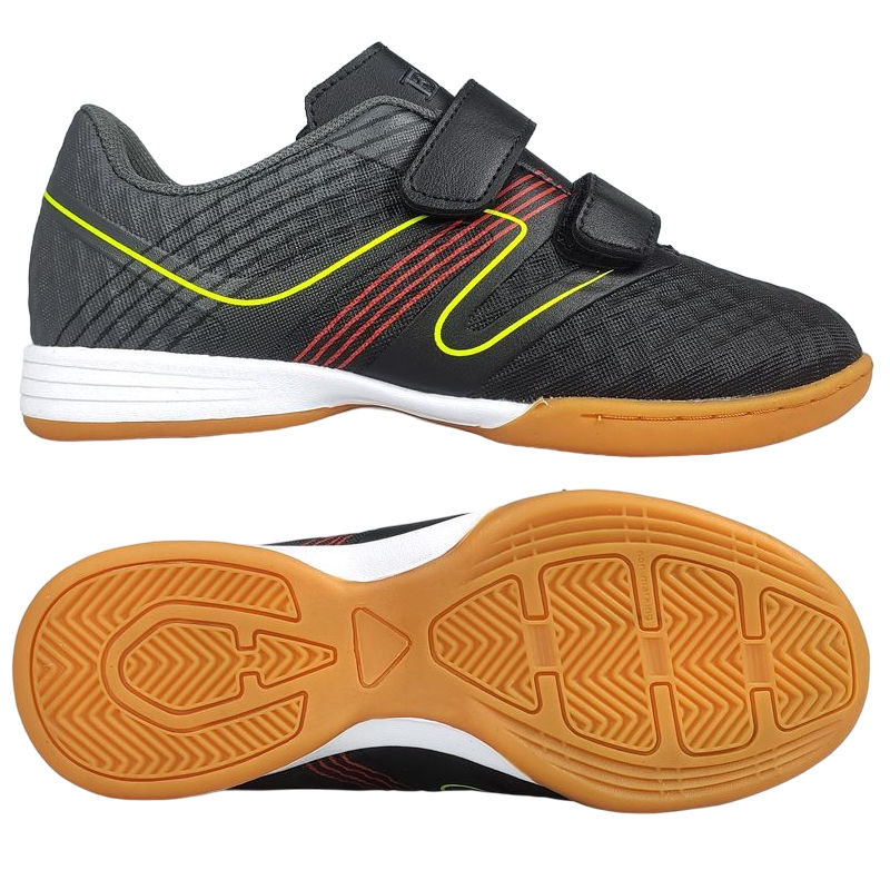 Buty Halówki Piłkarskie Męskie Dziecięce Czarne Wygodne Do Piłki Nożnej Sportowe Lekkie Na Rzepy Halowe Buty 40