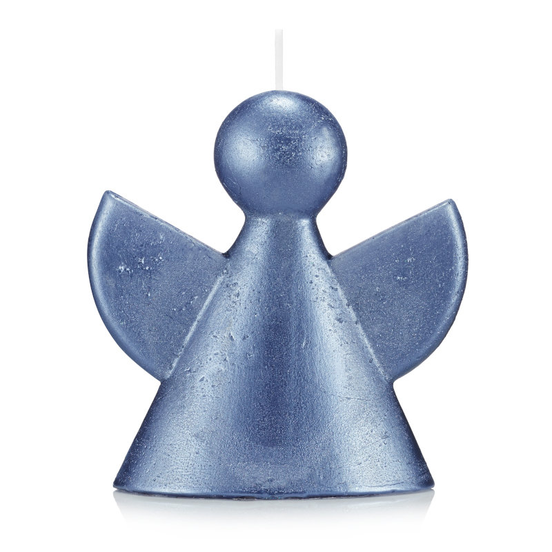 Świeca ANIOŁ ART kolor NIEBIESKI