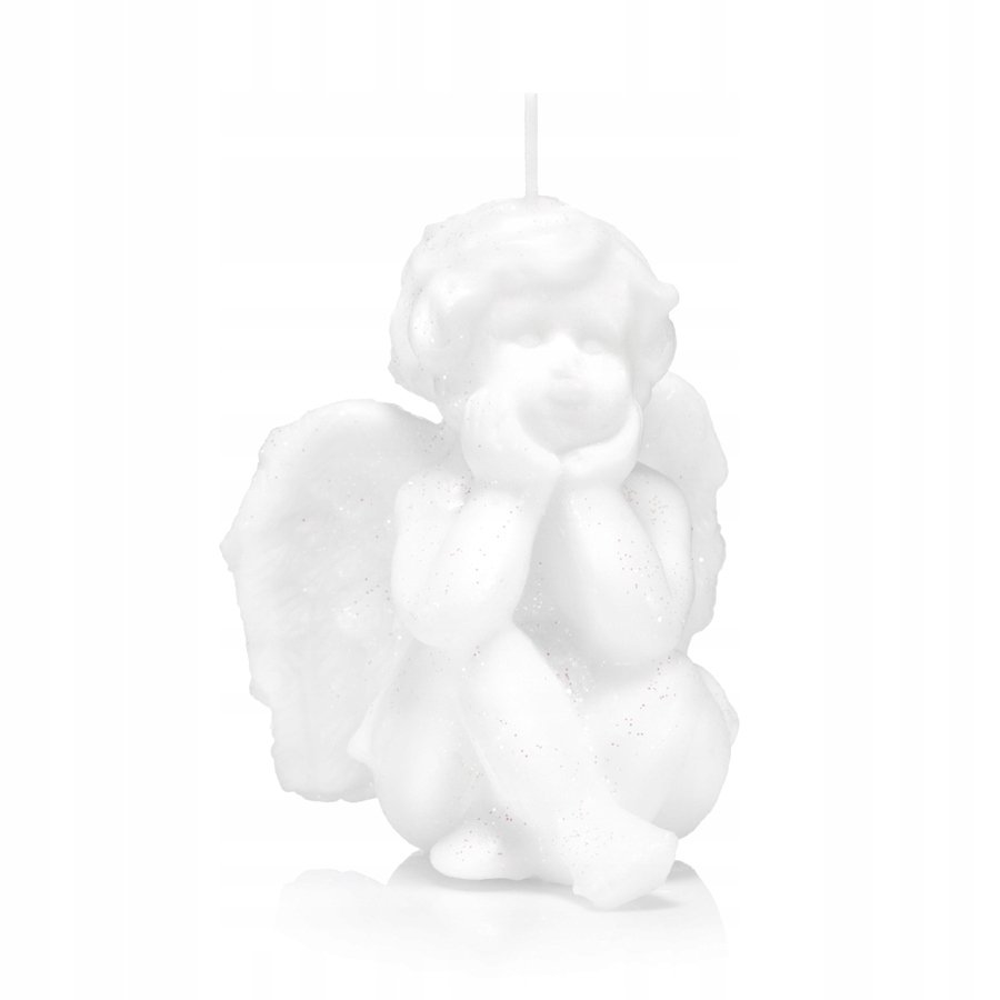 Świeca ANIOŁ 12 cm kolor BIAŁY