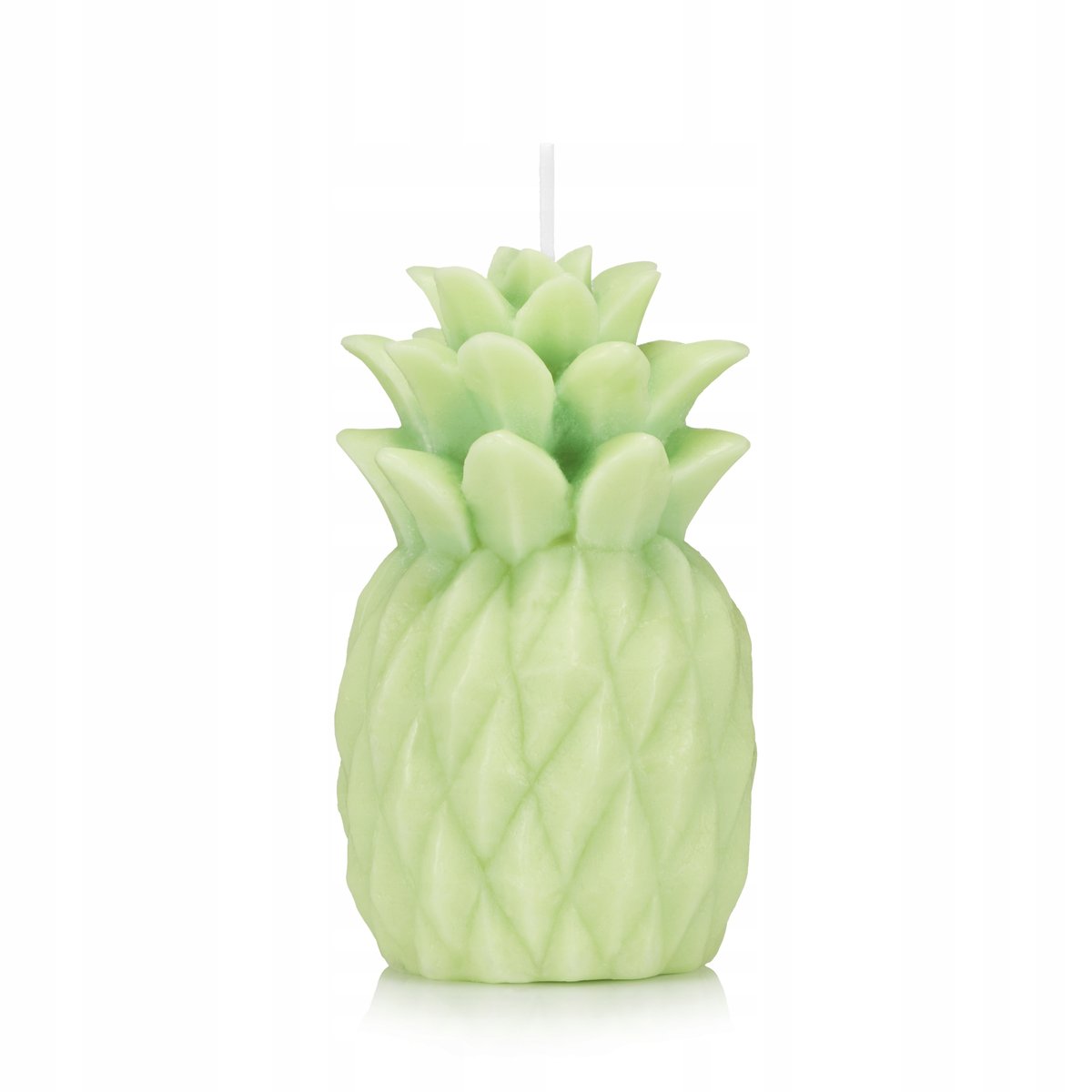 Świeca dekoracyjna ANANAS 12 cm kolor MIĘTOWY