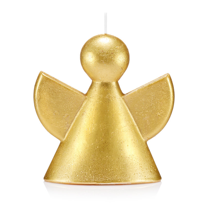 Świeca ANIOŁ ART kolor ZŁOTY