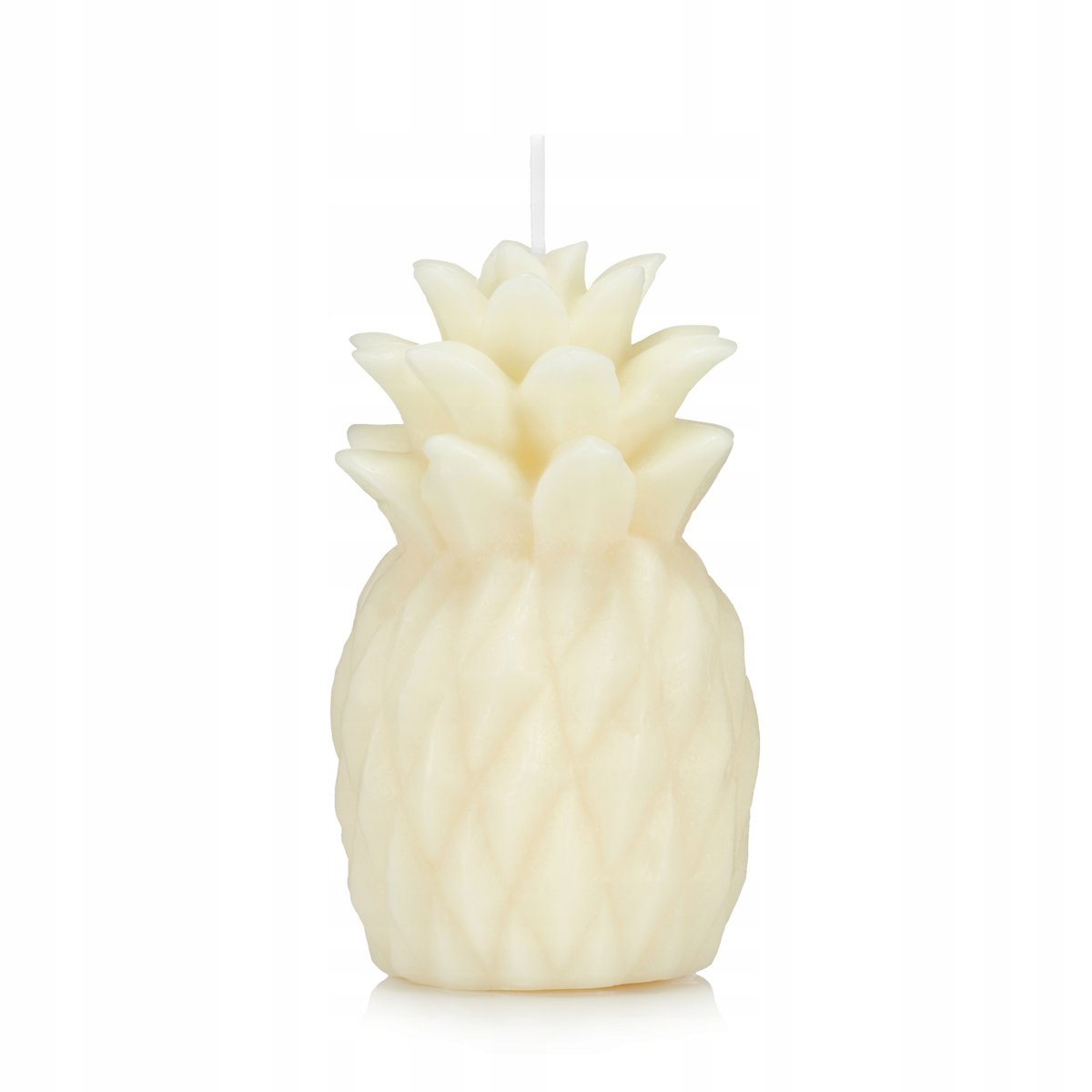 Świeca dekoracyjna ANANAS 12 cm kolor ECRU