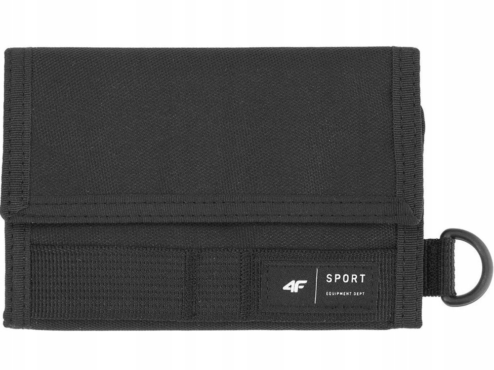 Portfel 4F Na Rzep Tekstylny 4Fwss24Awalu007-20S Czarny Sportowy