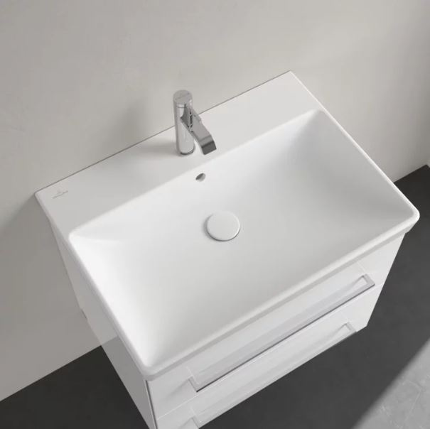 Villeroy & Boch Avento Umywalka meblowa 65x47 cm biały połysk z powłoką CeramicPlus 415865RW